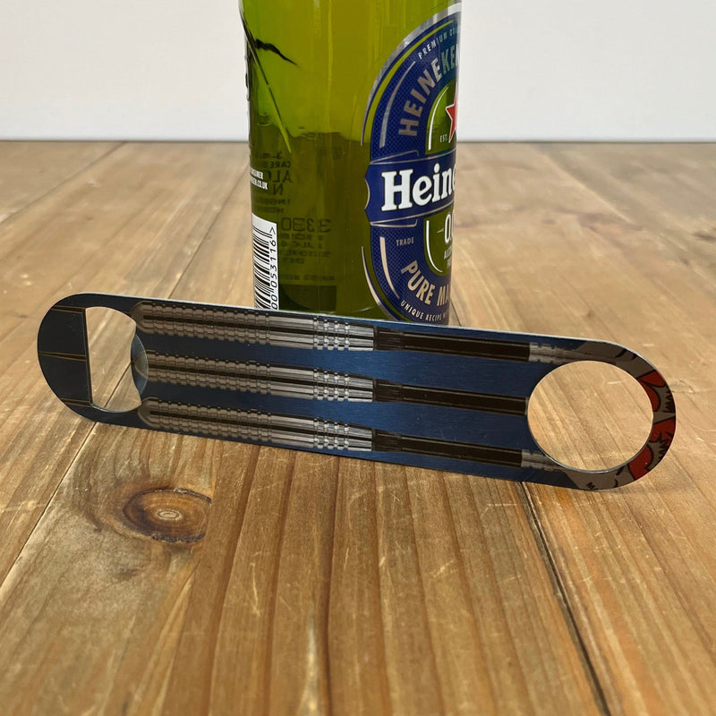 Personalised Darts Bottle Opener Gift for Darts Fan