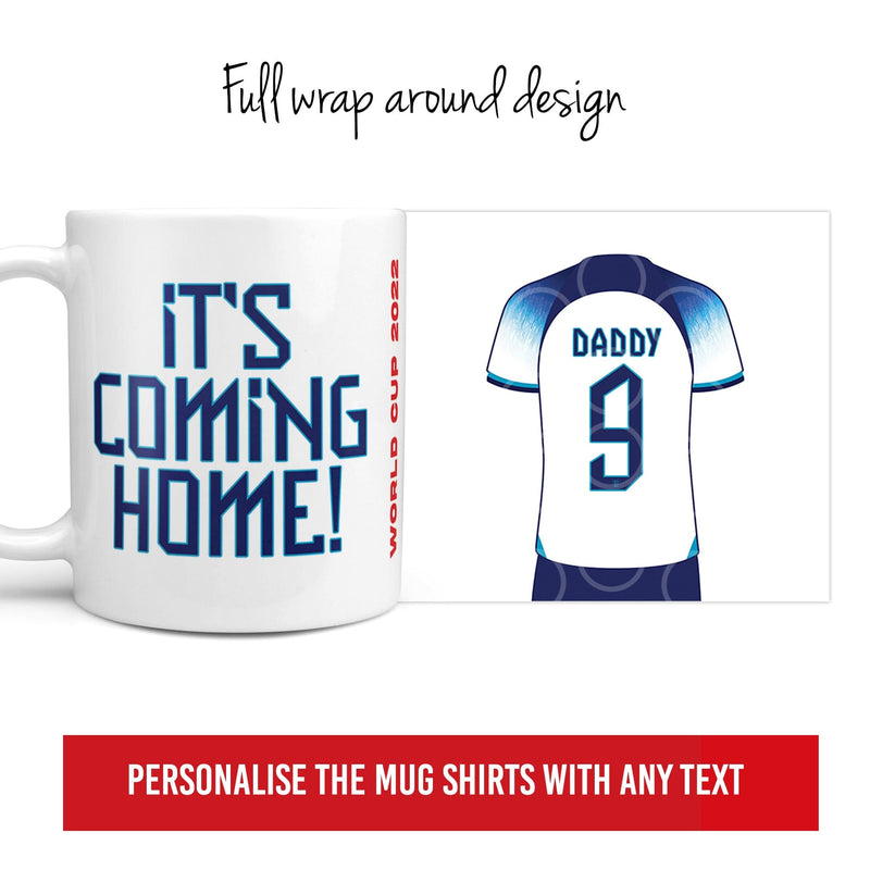 Personalised New England Home Strip Mug