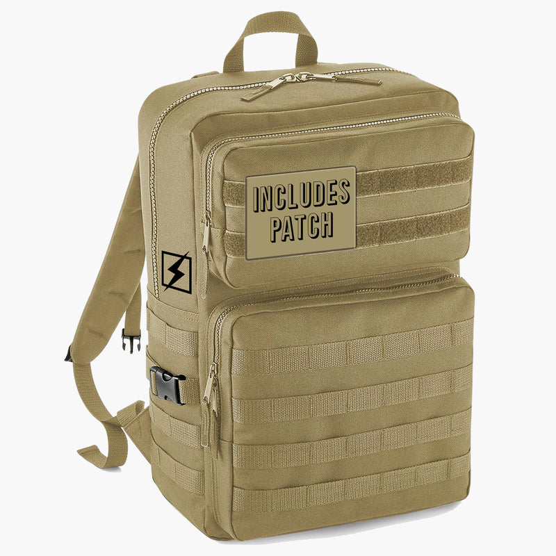 F#CK Burpees Tactical Back Pack Molle - Black