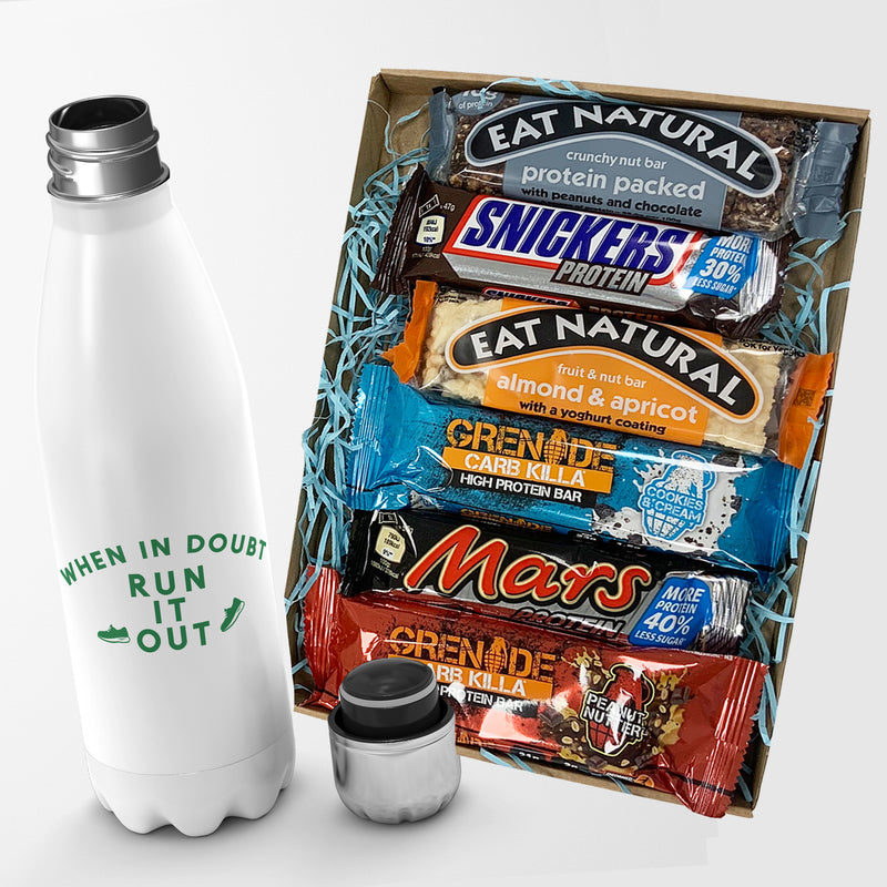 When in Doubt Run it Out Fun Water Bottle Gift