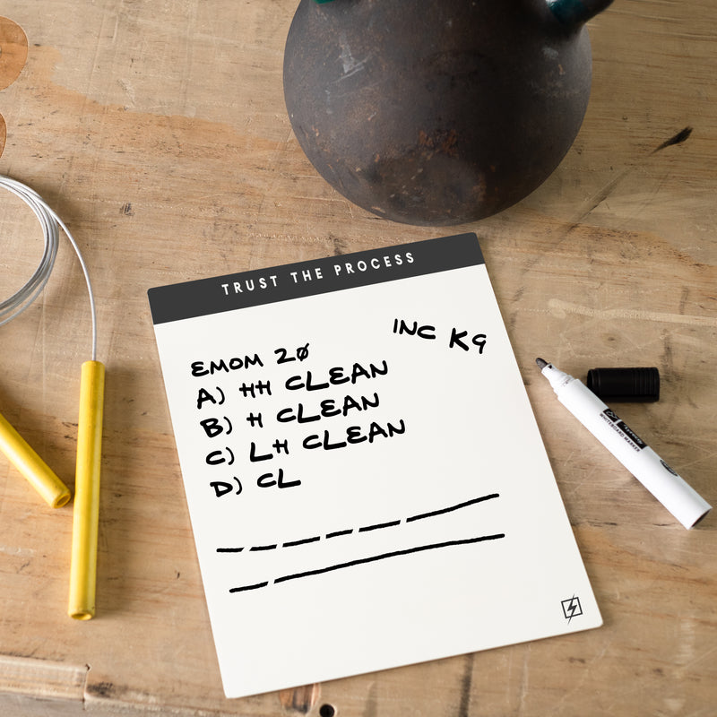 Trust The Process Personal Workout Mini Whiteboard