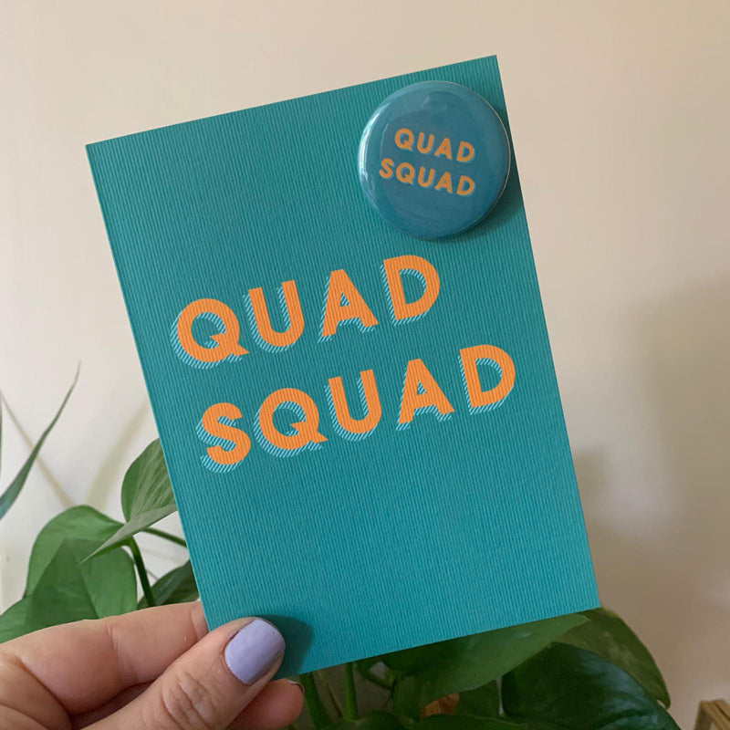 Quad Squad Greetings Card